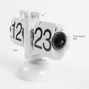 Retro Digital Mooas Flip Desk Clock